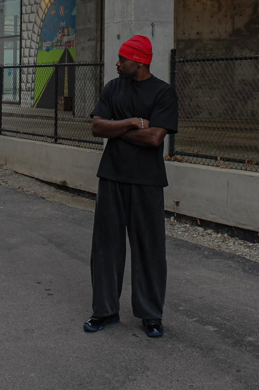 Wide-Leg Sweatpants