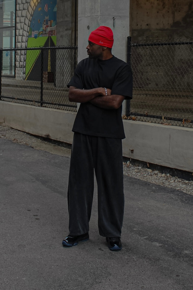 Wide-Leg Sweatpants