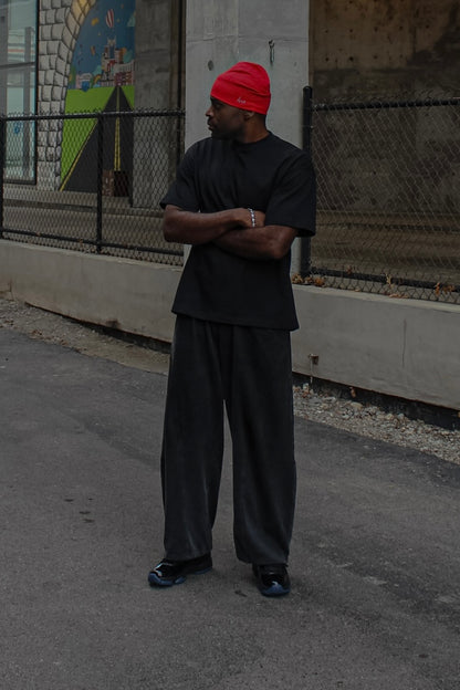 Wide-Leg Sweatpants