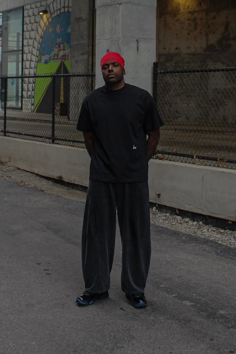 Wide-Leg Sweatpants