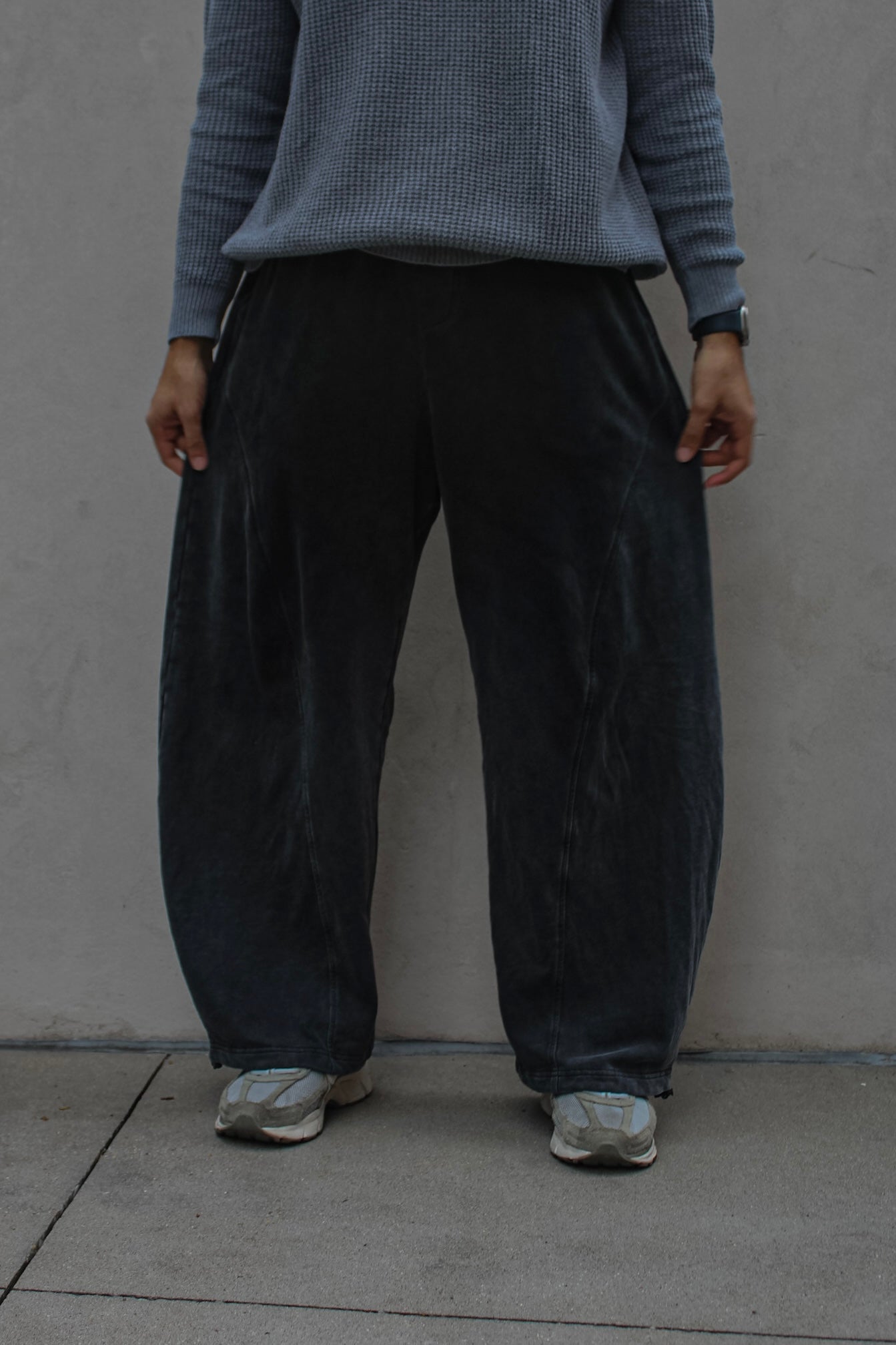 Wide-Leg Sweatpants