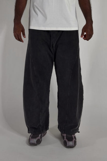 Wide-Leg Sweatpants