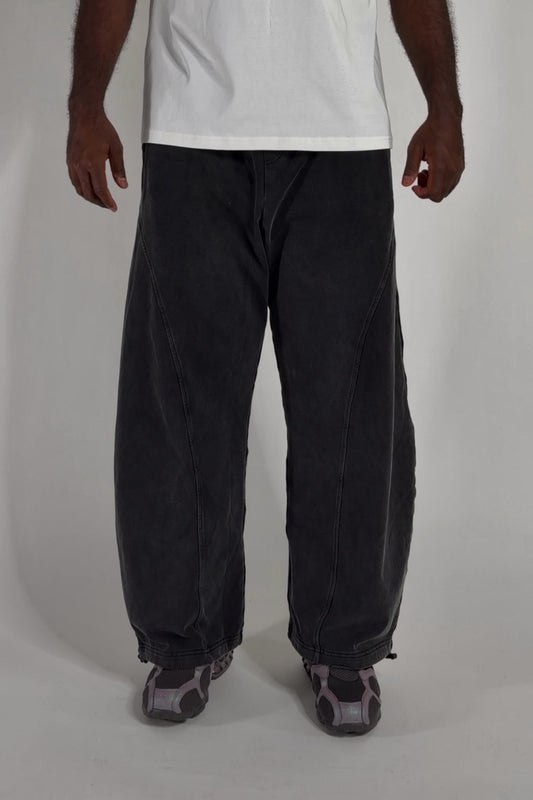 Wide-Leg Sweatpants